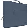 MOSISO Laptop Custodia Borsa Porta PC 13-13,3 Pollici Notebook Compatibile con MacBook Air/Pro Compatibile con MacBook Pro 14 M4 M3 M2 M1 2025-2021,Poliestere Multifunzionale Manica, Blu Foschia