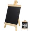 AOKWAWALIY Lavagna Lavagna Segno di Nozze Mini Cavalletto Segni Lievi Tavole Da Tavolo Lavagne Di Gesso Menu Lavagna Lavagna Cartello Magnetico Il Segno Pendente Segnaletica Bambino Menu Board Legno