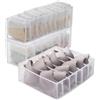 VPB Organizer per cassetti per biancheria intima Organizzatore di vestiti Organizzatore cassetti intimo pieghevoli Organizzatore per cassetti per calzini Divisorio per cassetti(3 Pezzi)