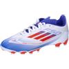 adidas F50 League Football Boots Multi Ground, Scarpe da Calcio Unisex-Adulto, Ftwr White/Core Black/Solar Yellow, 44 EU