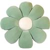YILANLAN Cuscino di fiori Tappetino in peluche Sedia da ufficio tatami flower mat Cuscino decorativo (35 cm, Green)