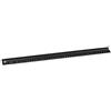 Dahle 10684 - Righello da taglio (45 cm, in alluminio, impugnatura alta, antiscivolo, colore: Nero