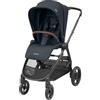 Maxi-Cosi Street Plus 2 in 1Passeggino, 0-4 anni,0-22 kg, Chiusura con una sola mano, Compatibile con tutti i seggiolini auto Maxi-Cosi, Reclinabile 3 Posizioni, Ampio cestello XXL, Essential Graphite