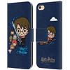 Head Case Designs Licenza Ufficiale Harry Potter Personaggi Deathly Hallows I Custodia Cover in Pelle a Portagoglio Compatibile con Apple iPhone 6 / iPhone 6s