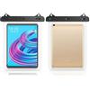 Jlyifan Custodia impermeabile universale per tablet Samsung Galaxy S9 S8 S7 11, Tab A9+ 11 A9 A8 10.5 A7 10.4 Tab S6 Lite 10.4 iPad Pro 11 iPad Air 10.5 iPad 9.7 Surface Go 4 (trasparente)