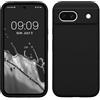 kwmobile Cover per Google Pixel 8a Custodia - Back Case per Smartphone in Silicone TPU - Protezione Gommata - nero