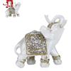 HERCHR Elefante Scultura Feng Shui, Resina Elefantino Figurine per Ricchezza Fortunato Decorazioni, Colore Bianco Stile Vintage Lucky Elephant Ornament, ornamenti da tavolo per casa ufficio hotel