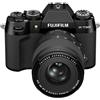 Fujifilm X-T50 Fotocamera Digitale Mirrorless 40MP KIT XF16-50mmF2.8-4.8, Sendore X-Trans CMOS 5 HR, IBIS, Filmati 6.2K 30p, Mirino EVF, Schermo LCD 3 tiltabile, Nero