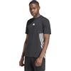 Adidas T-Shirt Uomo adidas 3Stripes Future Icons Manica Corta Cotone Nero