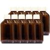 NaturGut 10x 250ml Bottiglia di vetro marrone con chiusura pp28st