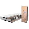 TULENA NOX Materasso una piazza e mezza 120x190 cm memory foam, Materassi a molle insacchettate H4 + H5 Comfort, 23 cm