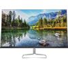 Hewlett-Packard HP M27fe Monitor da 27, FHD, 16:9, Antiriflesso, Pannello IPS da 75Hz, Tempo di Risposta 5 ms, Reclinabile, AMD FreeSync, 300 Nits, Low Blue Light, HDMI 1.4, VGA, No montaggio VESA, Argento