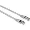 Hama 00200917 RJ45 Cavo di rete, Cavo patch CAT 5e F/UTP 5 mt grigio guaina in PVC, intrecciato a coppia 1 pz