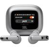 JBL Live Beam 3 Cuffie Wireless Bluetooth, 48H di Autonomia, con Cancellazione Adattiva del Rumore e High-Resolution Signature Sound, Impermeabili e Antipolvere IP55, Inserti Auricolari, Argento