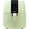 JOCCA - Friggitrice ad aria calda 3,8 l colore/friggitrice senza olio/timer/temperatura regolabile/cucina sana / 1450 W di potenza (verde)