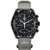 Swatch - Orologio Bioceramic Mission to Mercury, unisex, grigio, classico, grigio, Classico