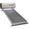 Sunwood Kit Solare Termico n.1 Pannello da 2.72 Mq e Serbatoio Da 200 Lt Installazione Universale Tp/Tt