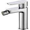 EM Miscelatori Rubinetto Serie Mak per Bagno Lavabo Doccia Bidet Incasso Cromo Lucido Monocomando Acqua Calda Fredda (Bidet)