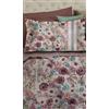 Laura Biagiotti Completo Letto Lenzuola Matrimoniale Percalle di Puro Cotone Maxi, Musaenda due piazze, Lenzuolo Sopra, Sotto con angoli, 2 Federe