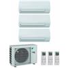 Daikin Climatizzatore Condizionatore DAIKIN Trial Split Serie ECOPLUS SENSIRA Inverter Da 7000+7000+9000 Btu Con 3MXF52A WI-FI OPTIONAL R-32 7+7+9 A++/A+