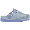 Scholl POPPY MICROFIBRE CIABATTA WOMAN LIGHT BLUE 37