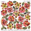 Pellicola Modellabile Red Flowers Serie Gold