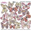 Pellicola Stampata Mini Scrap Red Butterfly