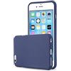 Cadorabo Custodia per Apple iPhone 6 PLUS/iPhone 6S PLUS in FROST BLU SCURO - Morbida Cover Protettiva Sottile di Silicone TPU con Bordo Protezione - Ultra Slim Case Antiurto Gel Back Bumper Guscio