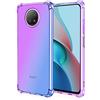 HUANGTAOLI Custodia per Xiaomi Redmi Note 9T 5G, Rinforzare la con Angoli Protettiva Silicone Colorato Bumper Cover per Xiaomi Redmi Note 9T 5G