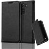 Cadorabo Custodia Libro per LG K7 2017 in Nero di Notte - con Vani di Carte, Funzione Stand e Chiusura Magnetica - Portafoglio Cover Case Wallet Book Etui Protezione