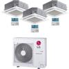 Lg Climatizzatore Condizionatore LG Cassetta 4 vie R32 Trial Split Inverter 9000 + 9000 + 18000 BTU con U.E. MU4R25 NOVITÁ Classe A++/A+