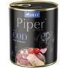 PIPER Cibo umido con merluzzo e pomodoro per cani 800g