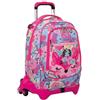 SEVEN Sj Gang Pinkhugs Zaino Scuola con Trolley Jack-3wd+