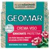 GEOMAR | Crema Viso Idratante Protettiva, con Acido Ialuronico di Origine Vegetale, Gel d'Aloe Bio, Bisabololo ed Ingredienti Marini e Terrestri, 95% di Origine Naturale, Made in Italy, 1 x 50 ml