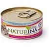 Naturina Elite Cibo Umido Naturale per Gatti - Tonno con Gamberetti - 24x70 gr