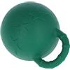 Kerbl Palla da gioco per cavalli, gusto mela, verde, 25 cm, cavallo, resistente ai morsi, con valvola speciale
