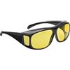 Wedo 27147599 Occhiali per la Visione Notturna Pull-Over per Guidatori, Nero/Giallo