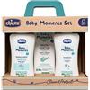 Chicco Baby Moments Set Clean&Protect, Cofanetto Regalo con Bagnoschiuma, Shampoo e Pasta Lenitiva