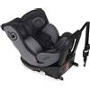 Be Cool Seggiolino Auto Easy i-Size R129 con Base Isofix Girevole e Top Theter per Bambini da 40 a 150 cm - dalla nascita ai 12 anni circa - Be Carbon