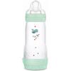 Mam Biberon Easy Start Matt con Valvola Anticolica 320ml - Azzurro