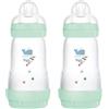 Mam 2pz Biberon Easy Start con Valvola Anticolica 260ml - Azzurro
