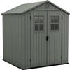 Keter Casetta da Giardino Darwin 6x6, Verde, 190 X 183 X 221 h