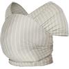 Ergobaby Fascia Neonato Porta Bebe per 0 Mesi Neonati a 11kg, Estiva Traspirante Ergonomica Elastica, Sustainable Knit, Strisce Grigie (Grey Stripes)