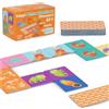 boppi Set di domino Gioco con immagini per bambini piccoli - Domino colorato a tema dinosauri Montessori/STEM per bambini - Giochi per bambini dai 3 anni in su