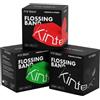 Kintex Banda di Flossing Voodoo, 208 cm x 5 cm, fascia compressiva, terapia, mobilità, riabilitazione, allenamento, rigenerazione (Nero)