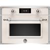 BERTAZZONI F457HERVTAX Forno a Vapore Combinato, 60x45 cm, Avorio/Inox, Serie Heritage, Display TFT, 7 Funzioni