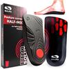 SULPO Solette ortopediche - PRO SOLUTIONS - 3/4 plantari con supporto dell'arco plantare - plantare piede piatto - per fascite plantare - solette antipronazione - talloniera per tendinite d'achille