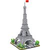 LULUFUN Mini blocco da costruzione della Torre Eiffel, Kit di blocchi per modelli di architettura famosa, Set di modelli da collezione da costruire, Regali giocattolo per bambini e adulti 3585 pezzi
