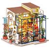 Rolife Mini DIY Craft Dollhouse Kit Flower Shop Modello Dollhouse Toy Set Adulto Adolescente Costruzione Puzzle Regalo Di Compleanno Birthday