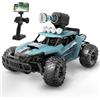 DEERC Auto telecomandata 1:16 RC Truck con fotocamera 1080P Foto WiFi Trasmissione 2.4Ghz 2 Batteria 60 minuti Tempo di riproduzione Offroad Truggy per adulti e bambini (36 W)…